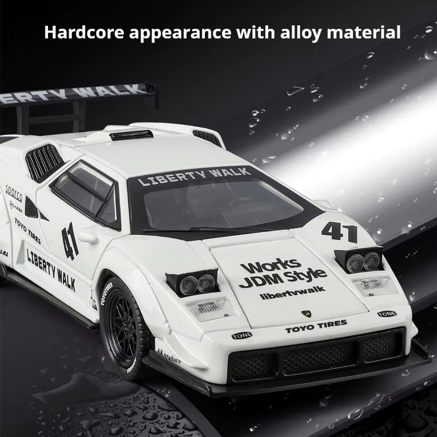 MAKEDA Lambor Countach LBWK SVJ63, Spielzeug Modelle, 1:32, mit Licht und Sound - Bild 2