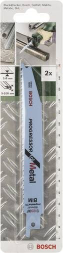 Bosch Säbelsägeblatt S 123 XF Progressor Bimetall für Metall, 2 Stück, Silber - Bild 1