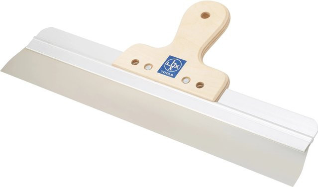 LUX-TOOLS Rakel mit Holzgriff aus Edelstahl, Breite: 40 cm - Bild 1