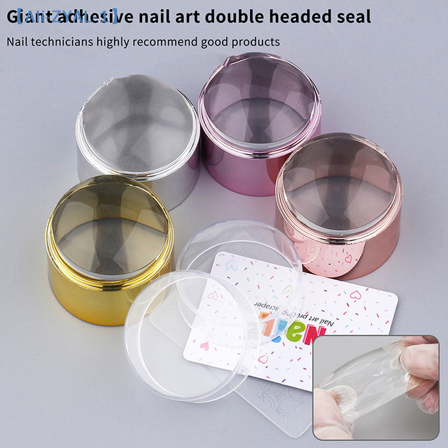 JETTING Nagelkunst-Stempel mit Nagelschaber, Rose Gold, Glänzend - Bild 1