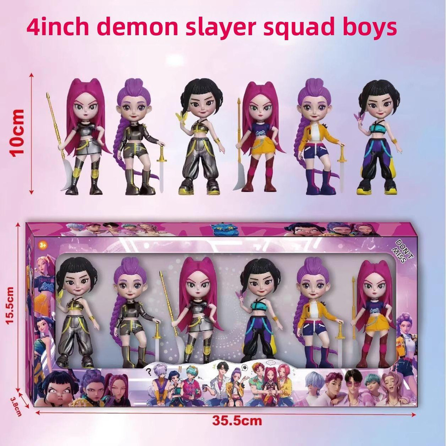 Fashnics Devil Hunter Doll Vinyl-Spielzeug Rumi Mira Zoi Charakter Blind Box Ornament ab 3-6 Jahren - Bild 1