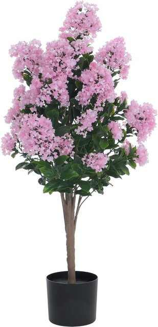 MCW Künstlicher Flieder Q87 Dekopflanze in Pink, Outdoor Kunstbaum aus Polyethylen, Höhe: 95 cm, Breite: 40 cm, Tiefe: 40 cm - Bild 1