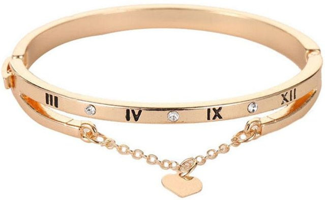 Elenxs Deng Armband, Gold, Legierung, Zirkonia, Damen - Bild 1
