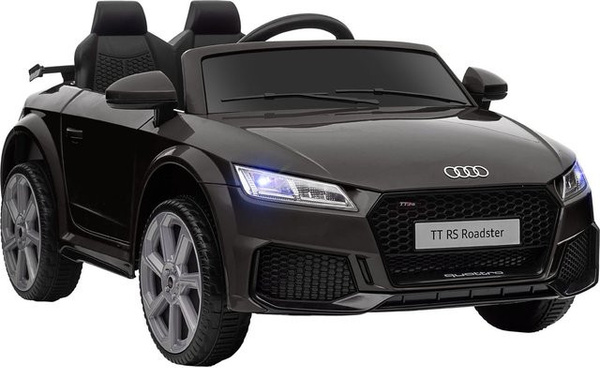 HOMCOM Kinder Elektroauto Sportwagen 12V mit Fernbedienung und Musik in Schwarz