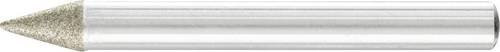 PFERD Diamant-Schleifstift Spitzkegel Silber Schaft Durchmesser: 6 mm D126 zum Anfasen, Entgraten und Senken - Bild 1