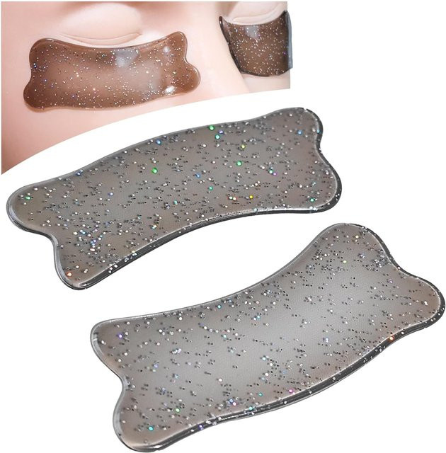 Lomansa Silikon-Wimpernpolster, Gel, bärenförmiges Design, 1 Paar - Bild 1