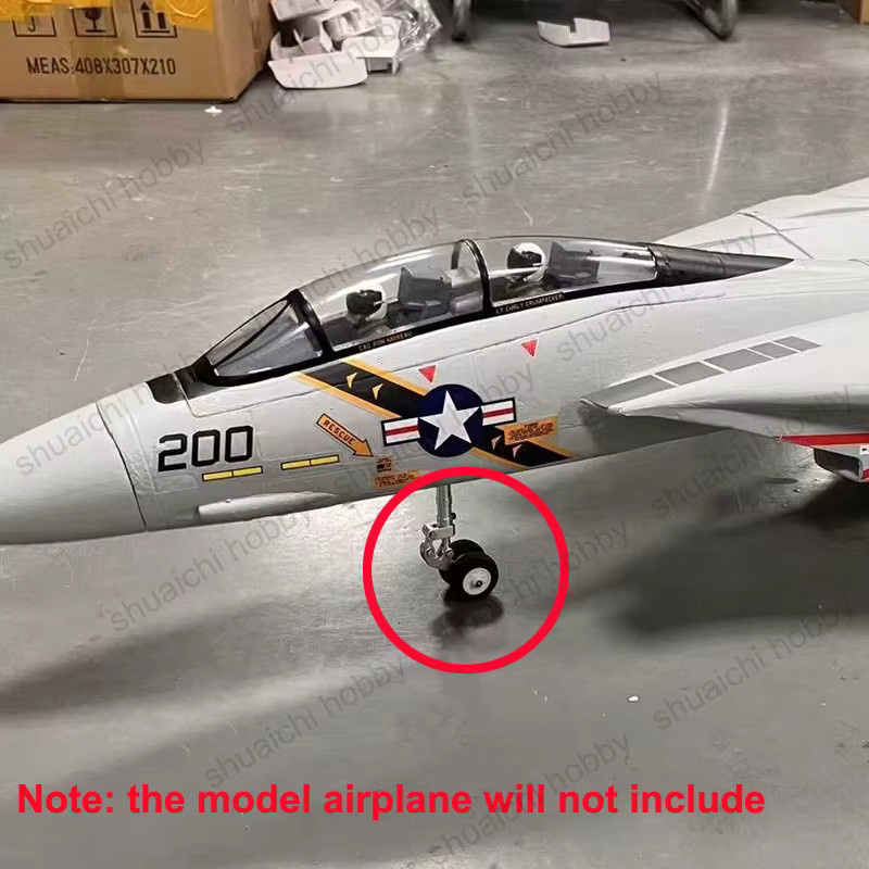 XFly RC Modell Flugzeug Vorne Fahrwerk Dämpfung Rad, mit Metall Verbindung Welle, 1-teiliges Set - Bild 3