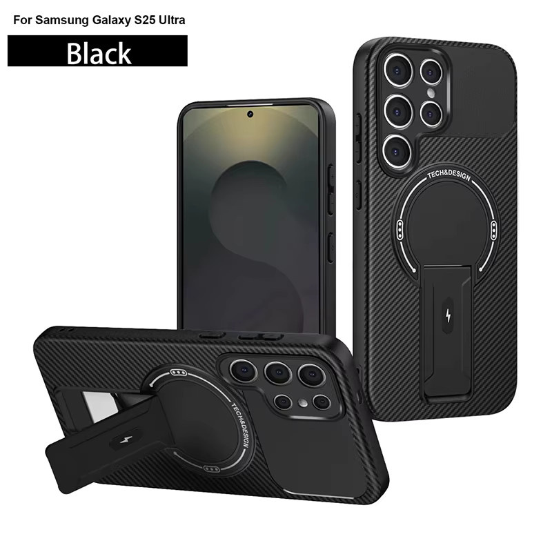 Kabellose Handyhülle mit unsichtbarer Halterung für Samsung Galaxy S26 Ultra S25 S23 S22 Plus FE A16 A17 A35 A36 A37 A55 A56 A57 in Gold und Schwarz - Bild 6