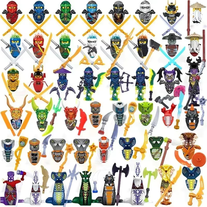 Hot Toys Anime-Charaktere Ninja-Figuren, 24-teiliges Set, Bausteine - Bild 2