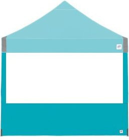 E-ZUP Pavillon Seitenwand ECLIPSE in Hellblau mit Sichtfenster aus Polyester, Breite: 3 m - Bild 1