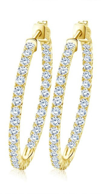 Ohrring Messing, Gold, Damen - Bild 1
