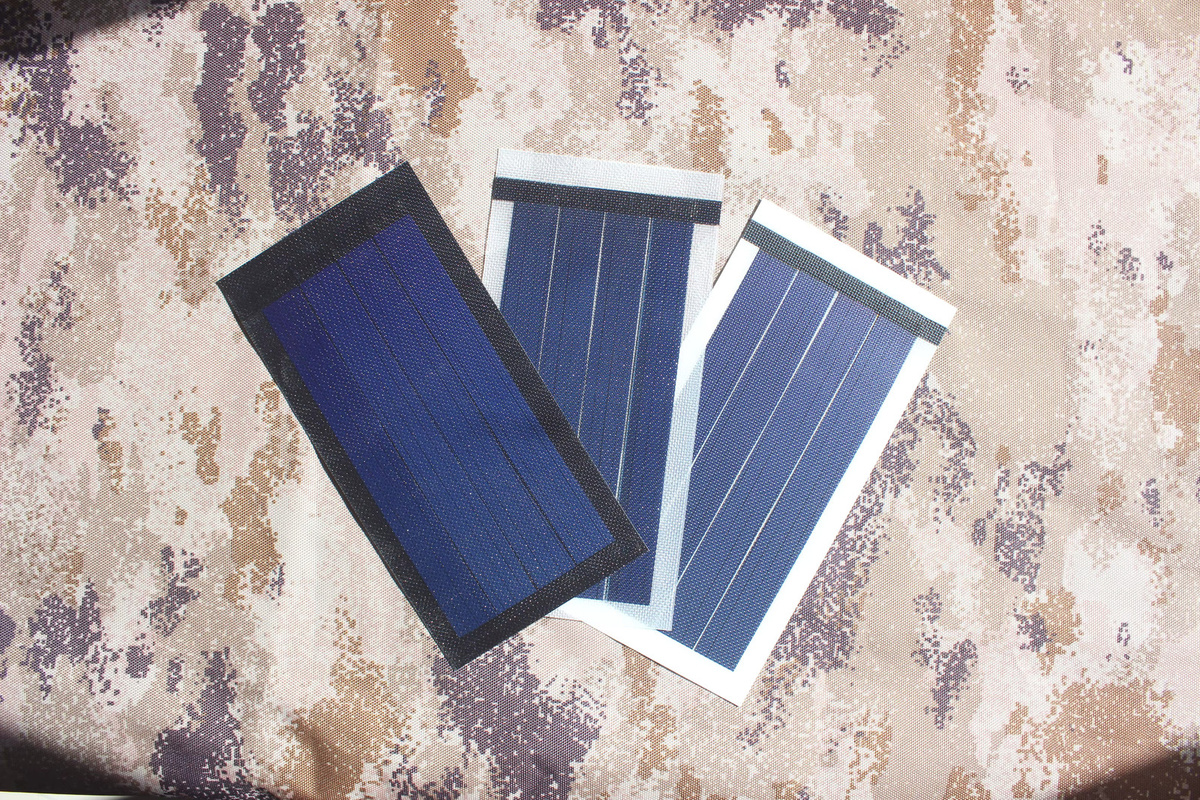 OUFON Flexibles Solarpanel aus amorphem Silizium als Outdoor-Ladegerät für Wohnmobile, Camping und tragbare Solarsysteme in Weiß oder Blau - Bild 4