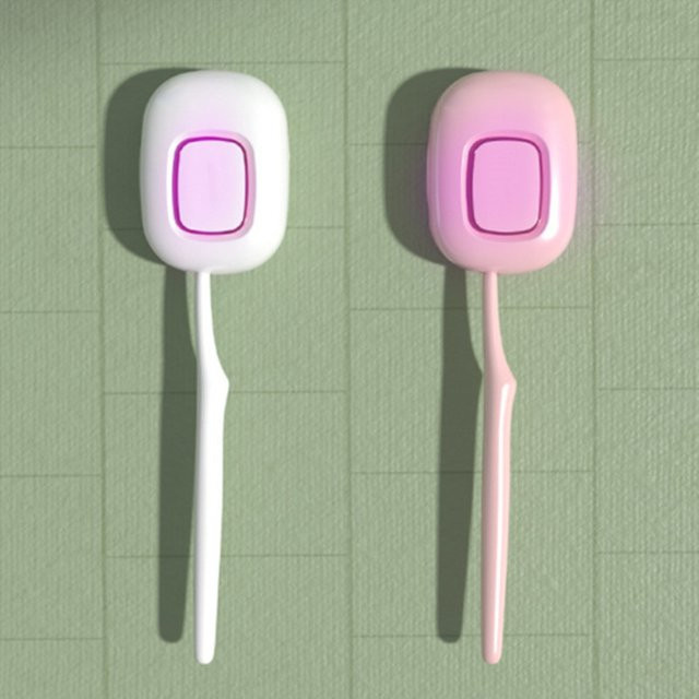 UVC LED Zahnbürsten-Sterilisationskoffer mit Heizfunktion, Pink - Bild 1