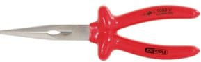 KS Tools CLASSIC VDE Flachrundzange aus Stahl in Rot, Länge: 160 mm - Bild 1