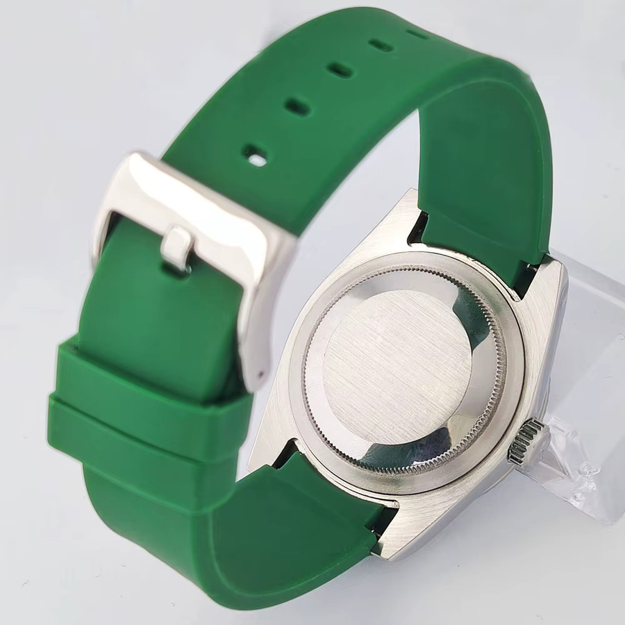 OUMASHI Armbanduhr, Automatik, Edelstahl, 36 mm, Grün, Herren - Bild 2