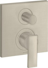 Hansgrohe Axor Citterio UP-Wannen-Einhebelmischer mit Hebel in Brushed Nickel - Bild 1