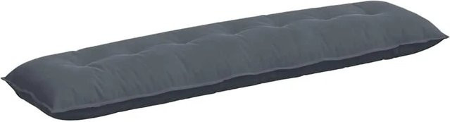 vidaXL Rückenkissen aus Cordstoff in Dunkelgrau, B: 200 cm, H: 50 cm - Bild 1