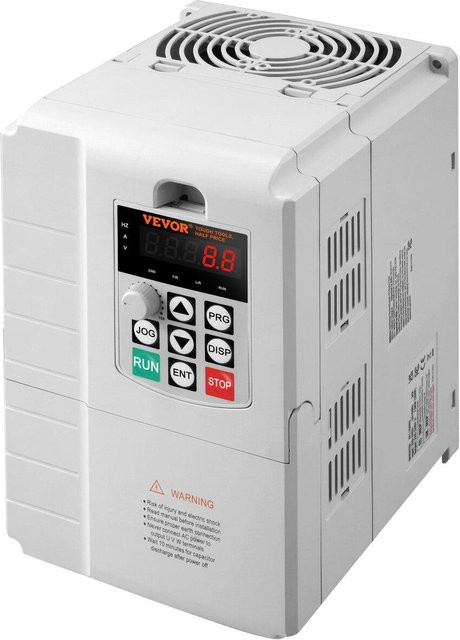 Buying Solutions MB Frequenzumrichter VFD mit 7,5 kW, 34 A und 10 PS zur Drehzahlregelung von Drehstrommotoren in Weiß - Bild 1