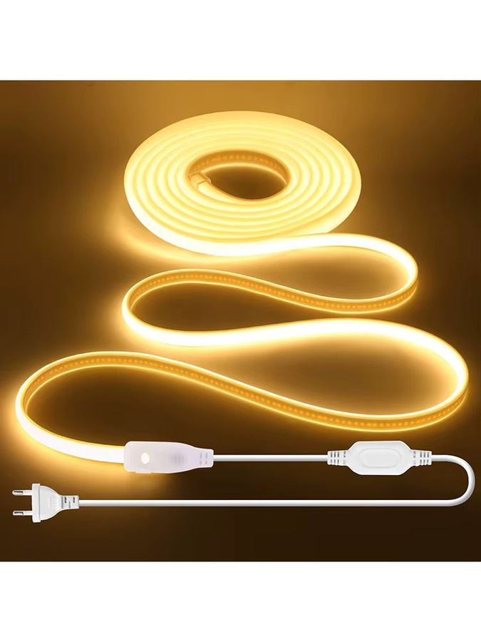 KISUFU COB LED Neonstreifen dimmbar mit Netzteil und Controller, 220V, Weiß, 288 LEDs - Bild 7