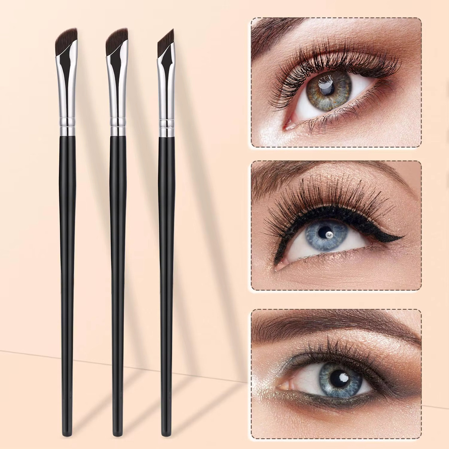 Etercycle Eyeliner-Pinsel-Set, 5-teilig, fein abgewinkelt & ultra-dünn schräg abgeschrägt - Bild 3