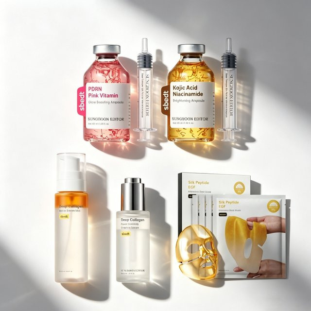 SUNGBOON EDITOR Seidenpeptid Intensiv-Lifting-Ampulle, Kollagen-Serum-Spray - Bild 1