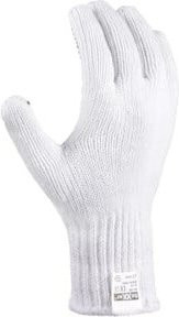 TEXXOR Strickhandschuh einseitig genoppt aus PES in Schwarz oder Weiß Gr. 9 - Bild 1