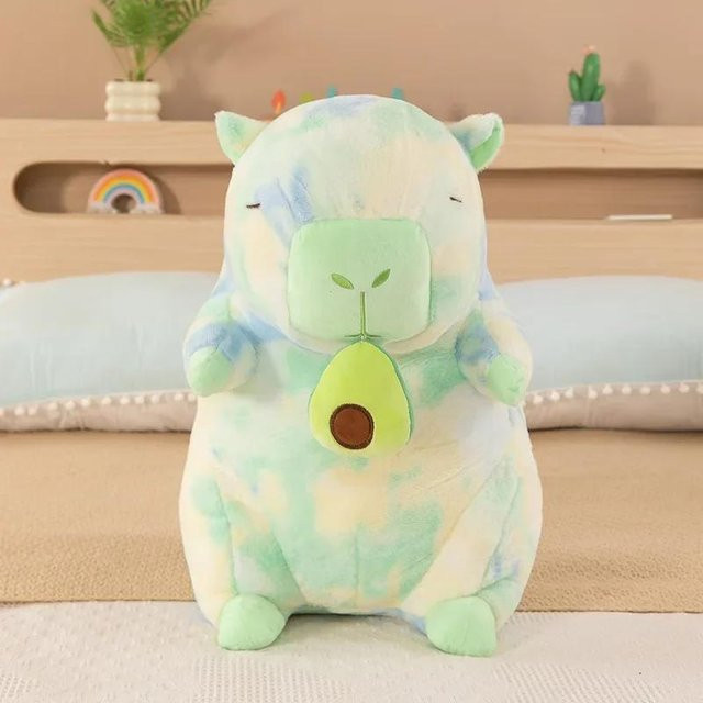 Yiran toy Capybara Plüschtier, dehnbares Plüschtier, Farbverlauf, 35cm - Bild 1