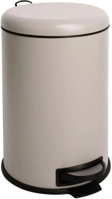Svita T20 Treteimer Abfalleimer aus Edelstahl mit herausnehmbarem Inneneimer, Taupe, Volumen: 20 l - Bild 1