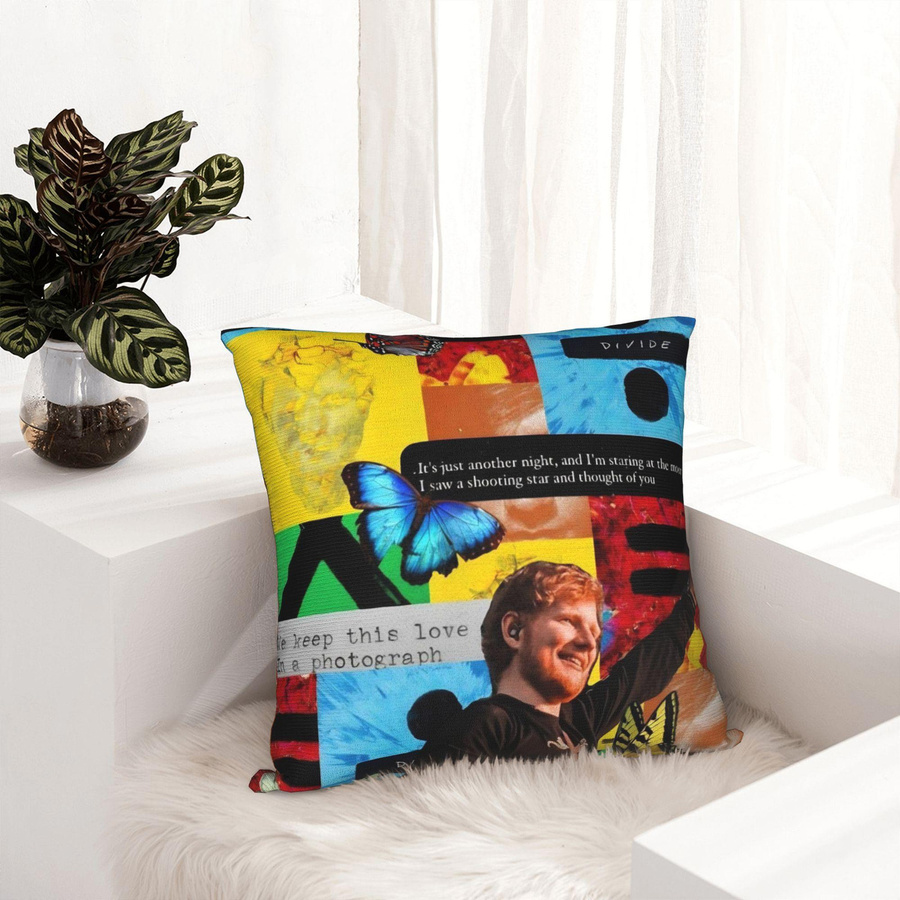 Dekorative Kissenhülle Ed Sheeran Loop Tour 2026 Merch von Colorbobble Home, Mehrfarbig, Breite: 30,48 cm, Höhe: 30,48 cm - Bild 1