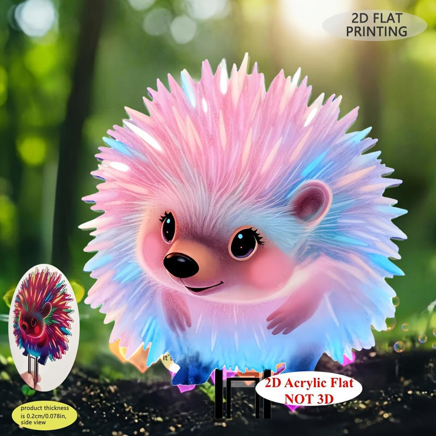 Leuchtender Igel Gartenbodenstecker von MGB in Multicolour zur Dekoration für Garten und Innenbereich - Bild 1
