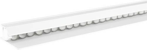 Magnetoplan Catch-Ball Klemmschiene aus Kunststoff in Weiß, Breite: 60 cm - Bild 1