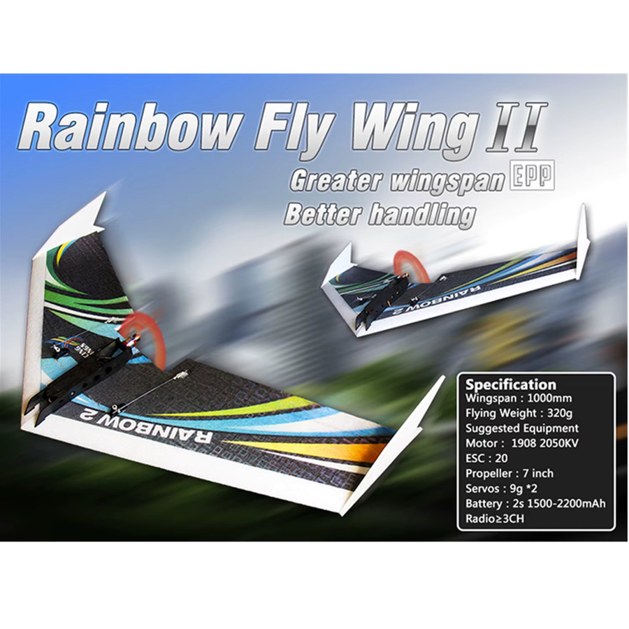 Real Hawk Rainbow Z RC Trainingsflugzeug, Schaumstoff, Bunt / Mehrfarbig - Bild 3