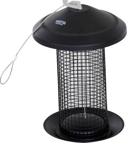 Siena Garden Vogelfuttersäule U05974 aus Aluminium in Schwarz - Bild 1