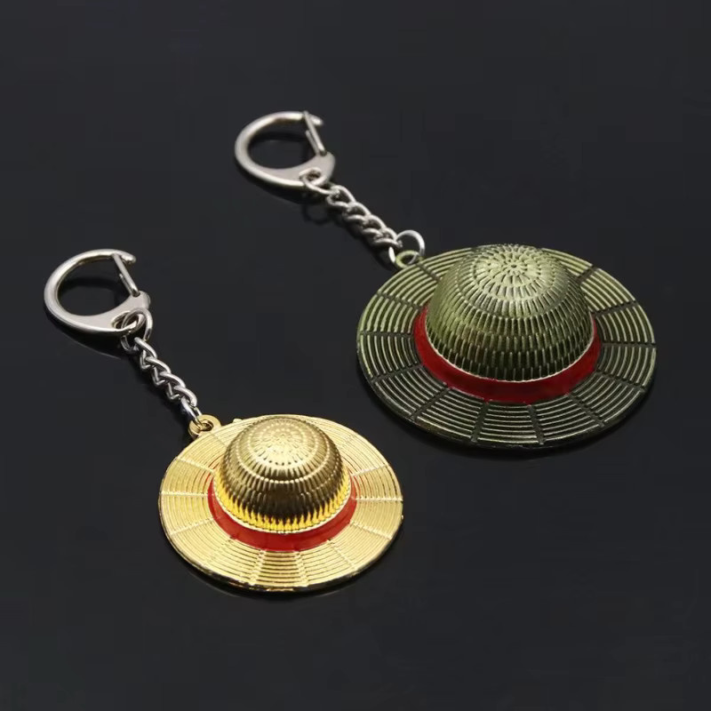 ONE PIECE Strohhut Luffy Strohhut-Schlüsselanhänger, Metall - Bild 2