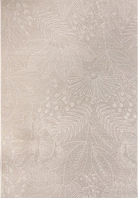 Peyer Syntex 1 Teppich Jersey A769 in Natur, modern mit floralem Muster, fleckgeschützt und fußbodenheizung geeignet, B/T: 200 x 290 cm - Bild 1