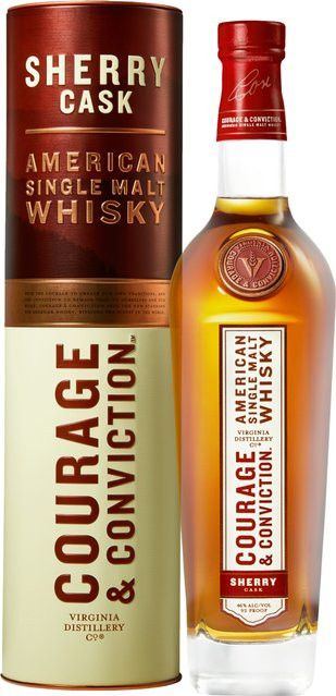 Courage & Conviction Whisky Sherry Cask, USA, 46 % Vol., 0,7 l - Bild 1