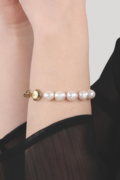 Joop! Armband mit Zuchtperle, Gold, Damen - Bild 2
