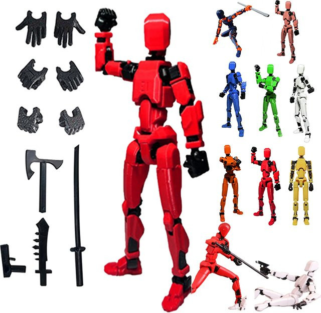 13 Gelenke Figur, Action Figure, 1-teiliges Set, Blau - Bild 1