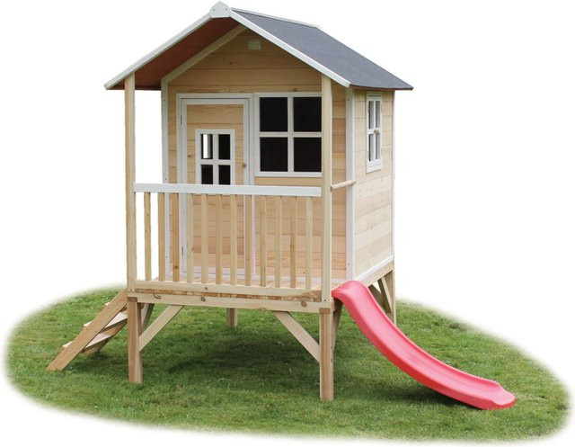 EXIT Toys Spielturm Loft Spielhaus in Natur, B/H/T: 190 x 215 x 269 cm - Bild 1