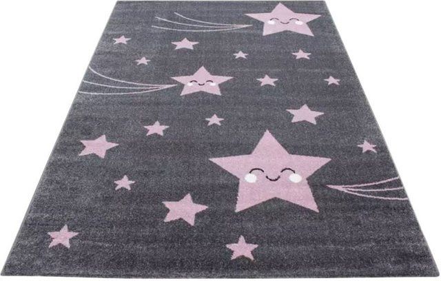 Ayyildiz Teppich KIDS in Pink und Grau, B/L: 120 x 170 cm - Bild 1