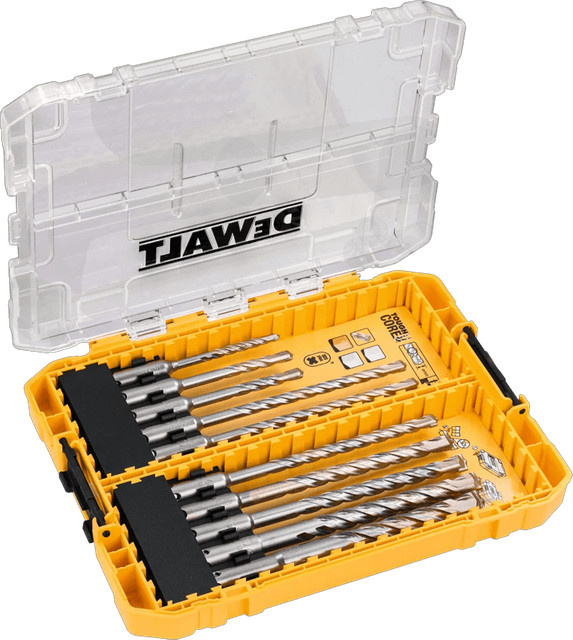 DeWalt Extreme 2 SDS-Plus Hammerbohrer-Set, 10-teilig, Gelb - Bild 1