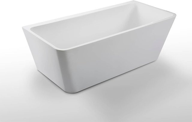 Freistehende Badewanne STYLE von Sanotechnik in Weiß, rechteckig aus Acryl, B/T/H: 175,0 x 75,0 x 59,0 cm - Bild 1