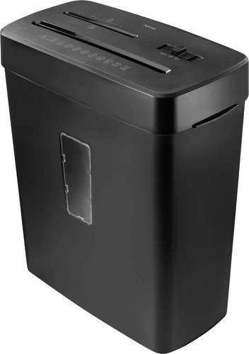 Hama Prime M50CD-B Aktenvernichter in Schwarz mit Sicherheitsstufe P-5, 6 Blatt Kapazität und 13l Behältervolumen - Bild 1