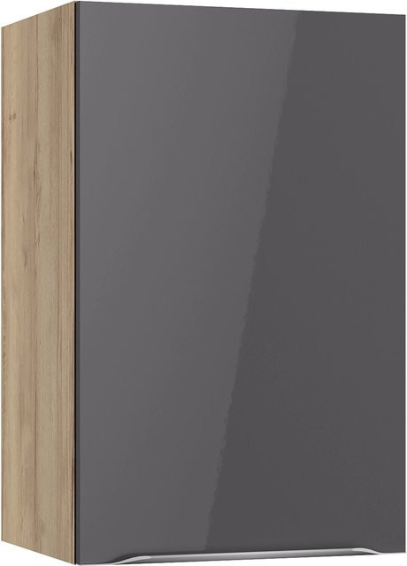 Optifit Küchen-Oberschrank Linus Anthrazit-Wildeiche, B/T/H: 45 x 34,9 x 70,4 cm - Bild 1