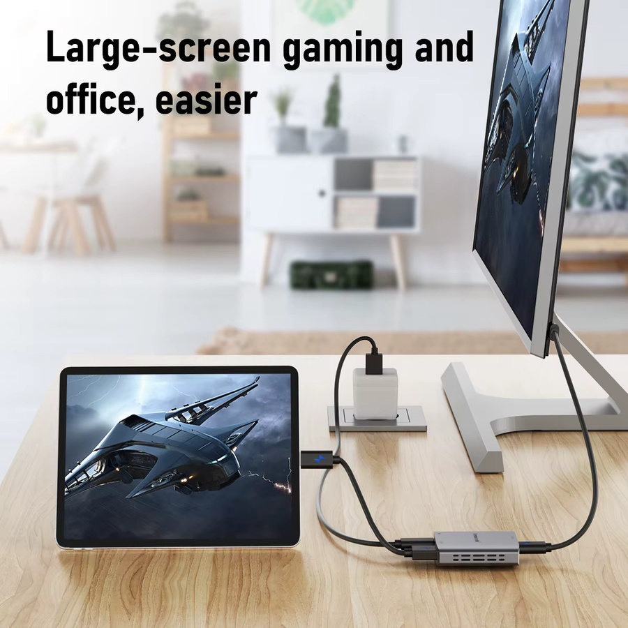 Lemorele Lightning zu USB C AR Ladetriebemodul Datenkabel zum Aufladen und Spielen für XREAL Nreal Air und Rokid Brillen - Bild 2
