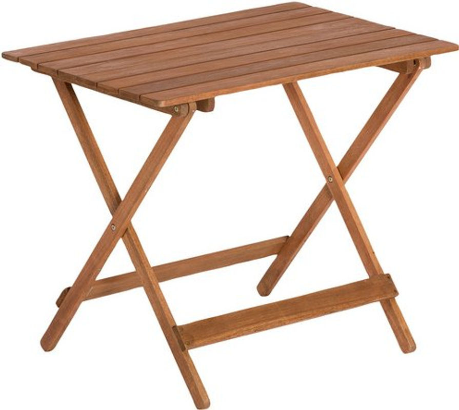 Merxx Klapp-Beistelltisch Porto aus Eukalyptus Holz in Beige, B/T/H: 90 x 60 x 74 cm - Bild 2