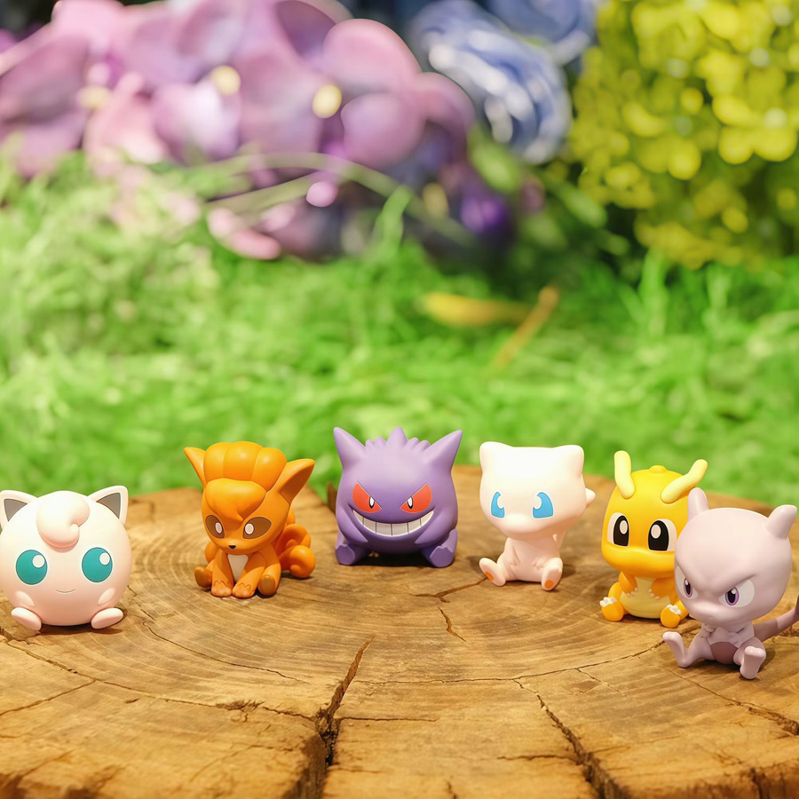 Bandai Pokémon Pokeball Actionfiguren, Pikachu Eevee Charmander Gengar, Mini-Puppen - Bild 2
