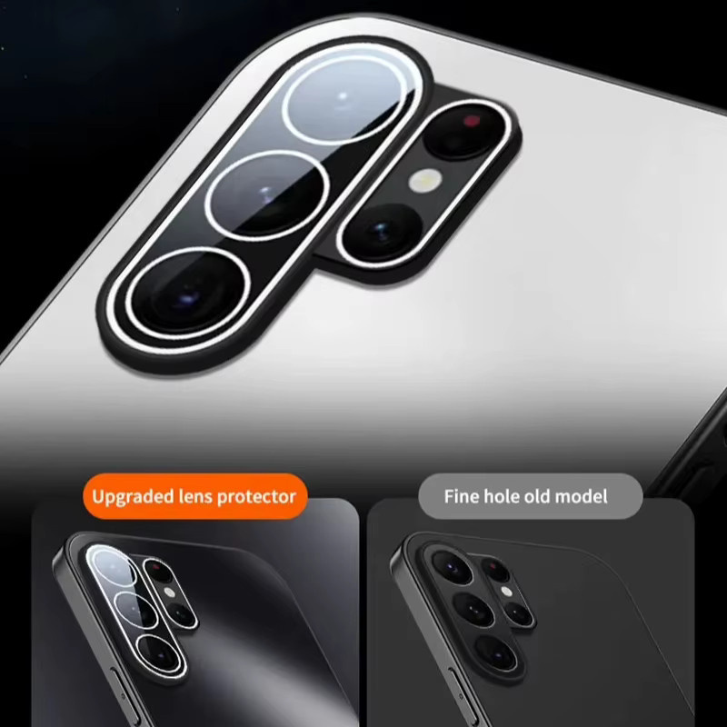 AG Matte Glaslinsen-Schutzhülle mit Magnetverschluss für Samsung S26+ S25 S24 Ultra A57 in Weiß, kompatibel mit MagSafe kabelloser Aufladung - Bild 2