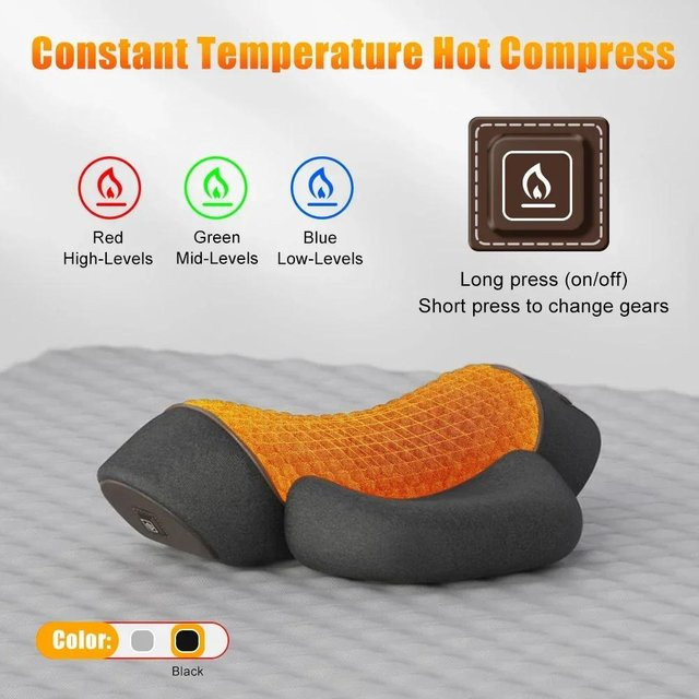 Binchi Health Technology Elektrisches Nackenmassagekissen mit Heizung und Vibrationsmassage - Bild 1