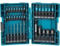 Makita Impact Black Bohrer- und Bit-Set B-66896, 33-teilig, Schwarz - Bild 1